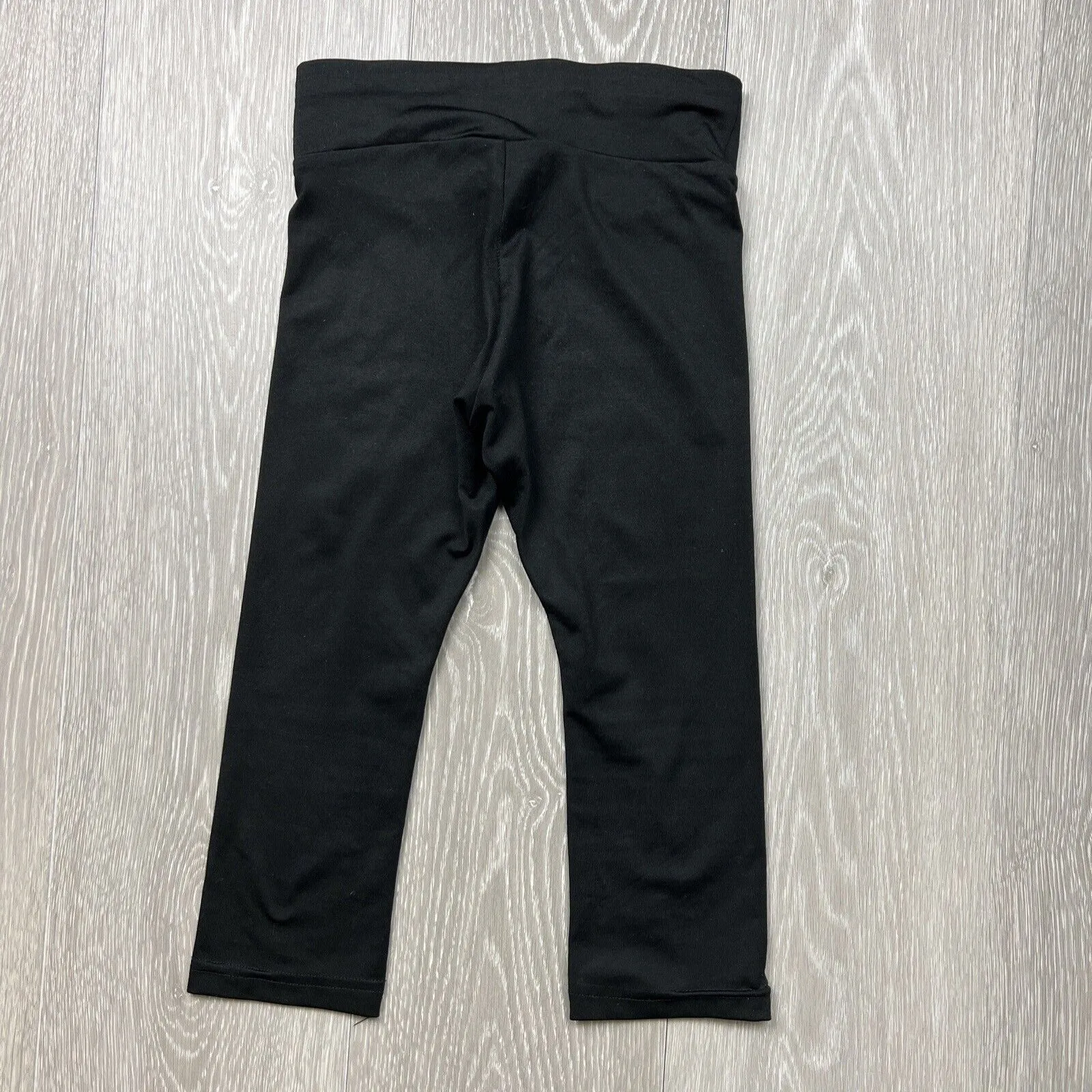 Puma Girls Black Cropped Leggings Size 7-8 Years