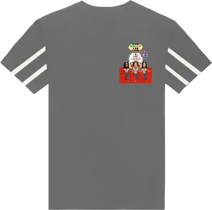 QUEENS VICTORIA T-SHIRT WITH STRIPES