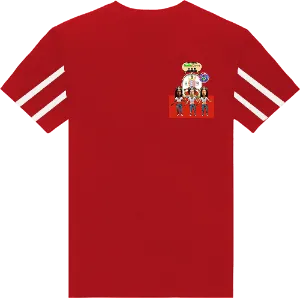 QUEENS VICTORIA T-SHIRT WITH STRIPES