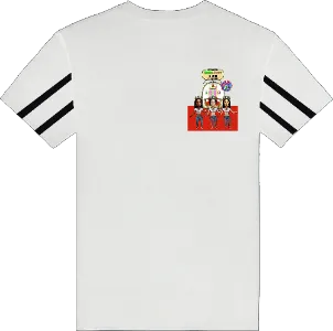 QUEENS VICTORIA T-SHIRT WITH STRIPES