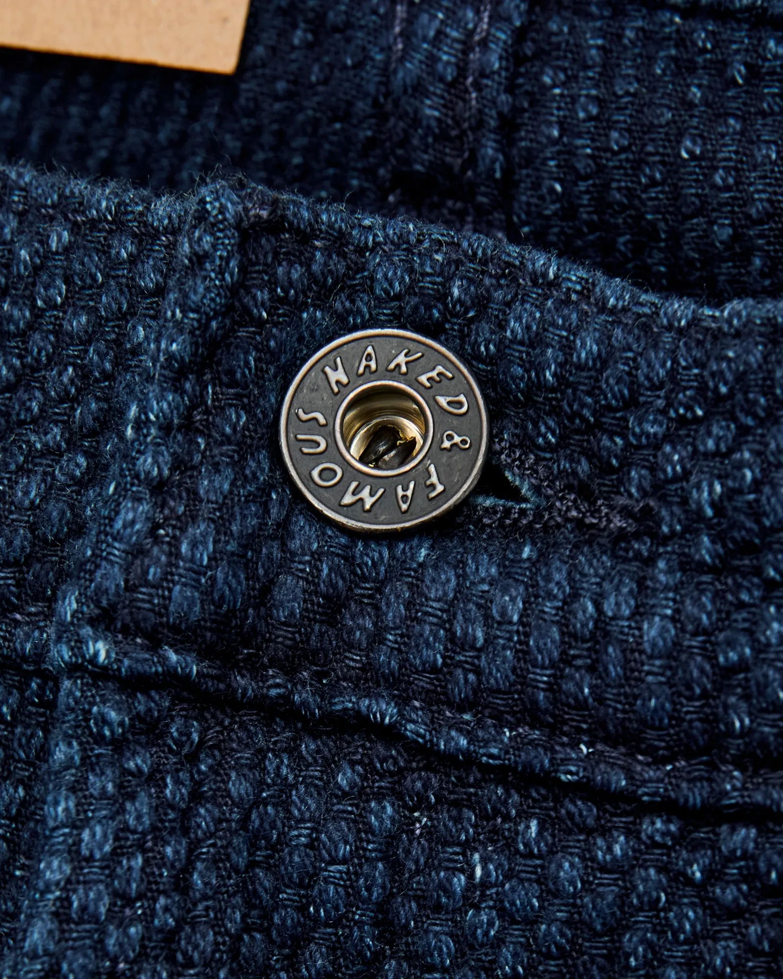 "Indigo Sashiko" 12.5oz Jacquard Denim - True Guy Fit