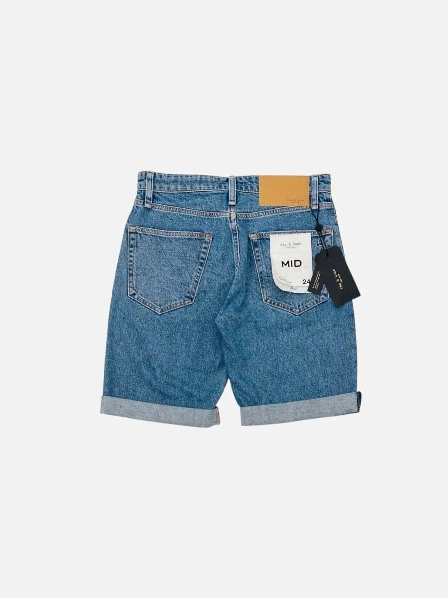 RAG & BONE Denim Blue Shorts