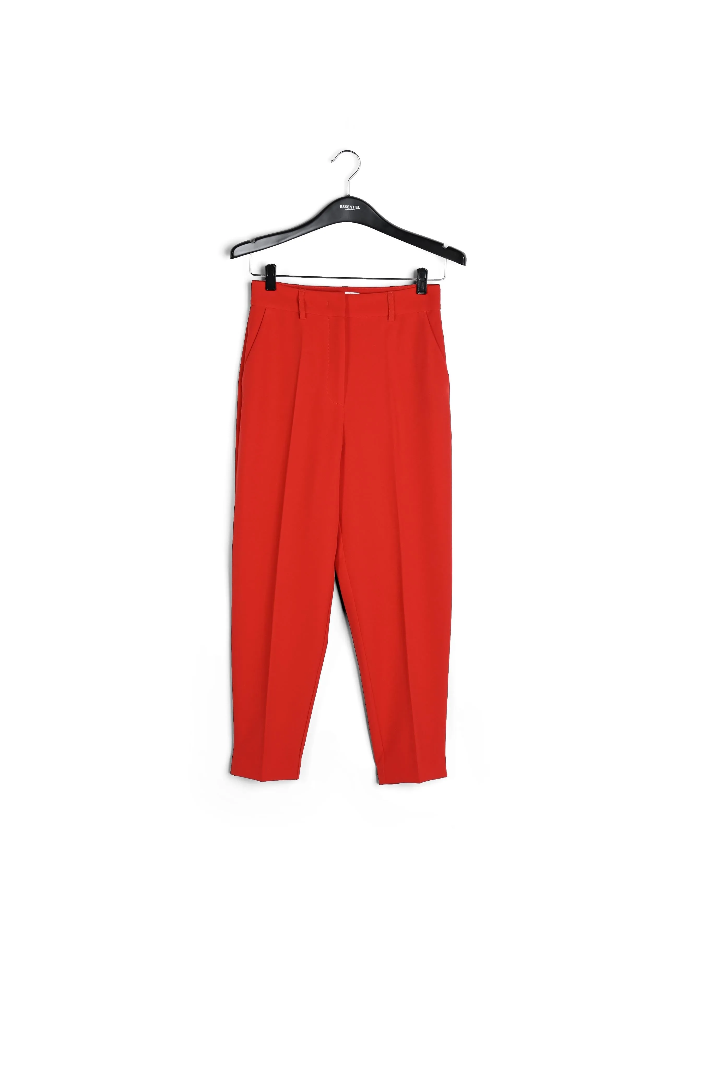 Red tapered pants