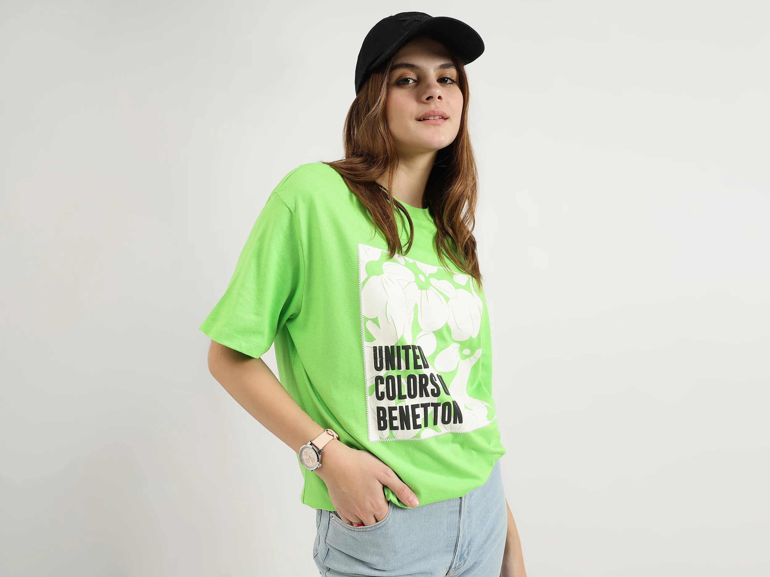 Relaxed Fit Round Neck Printed T-Shirts