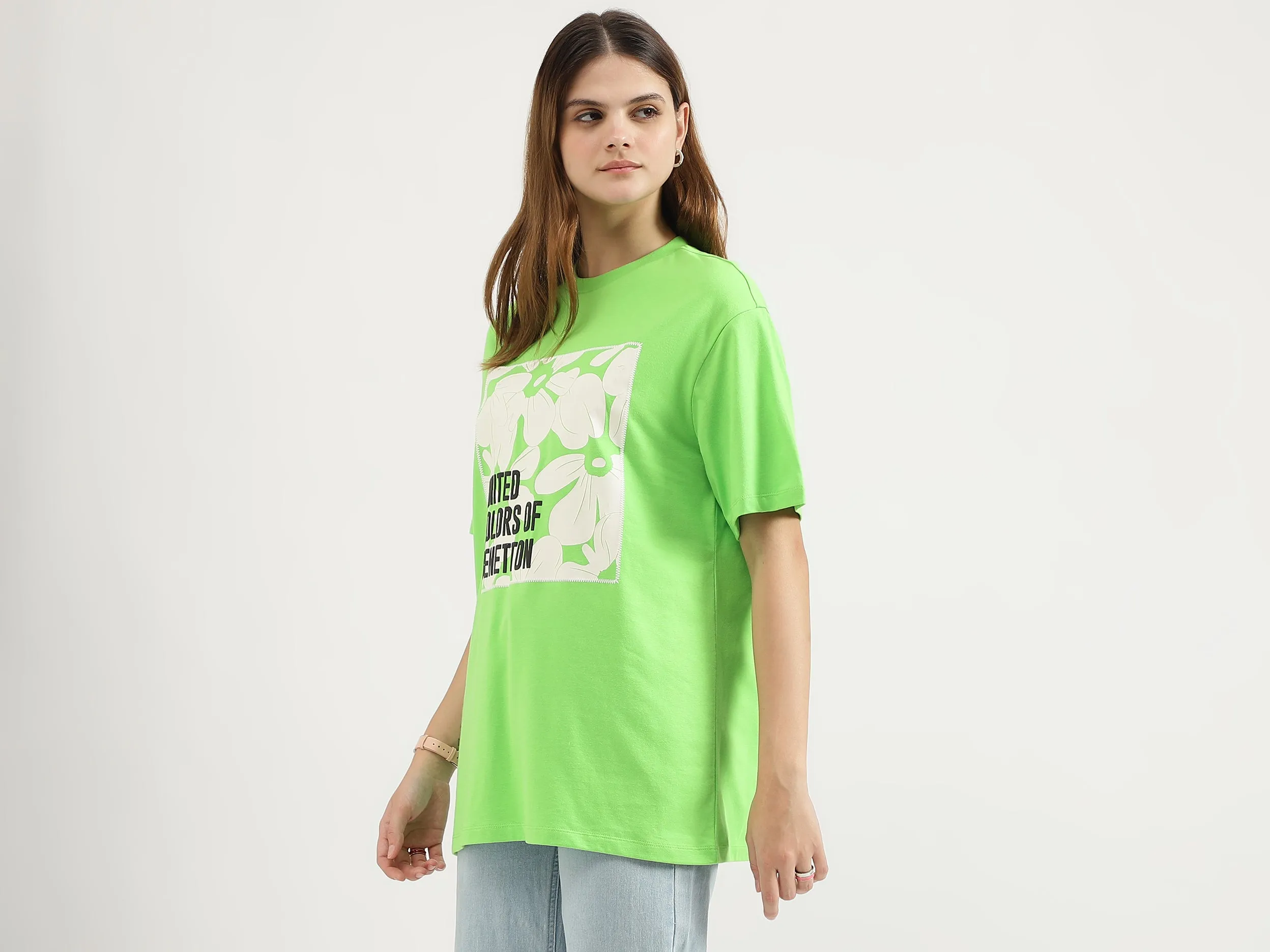 Relaxed Fit Round Neck Printed T-Shirts