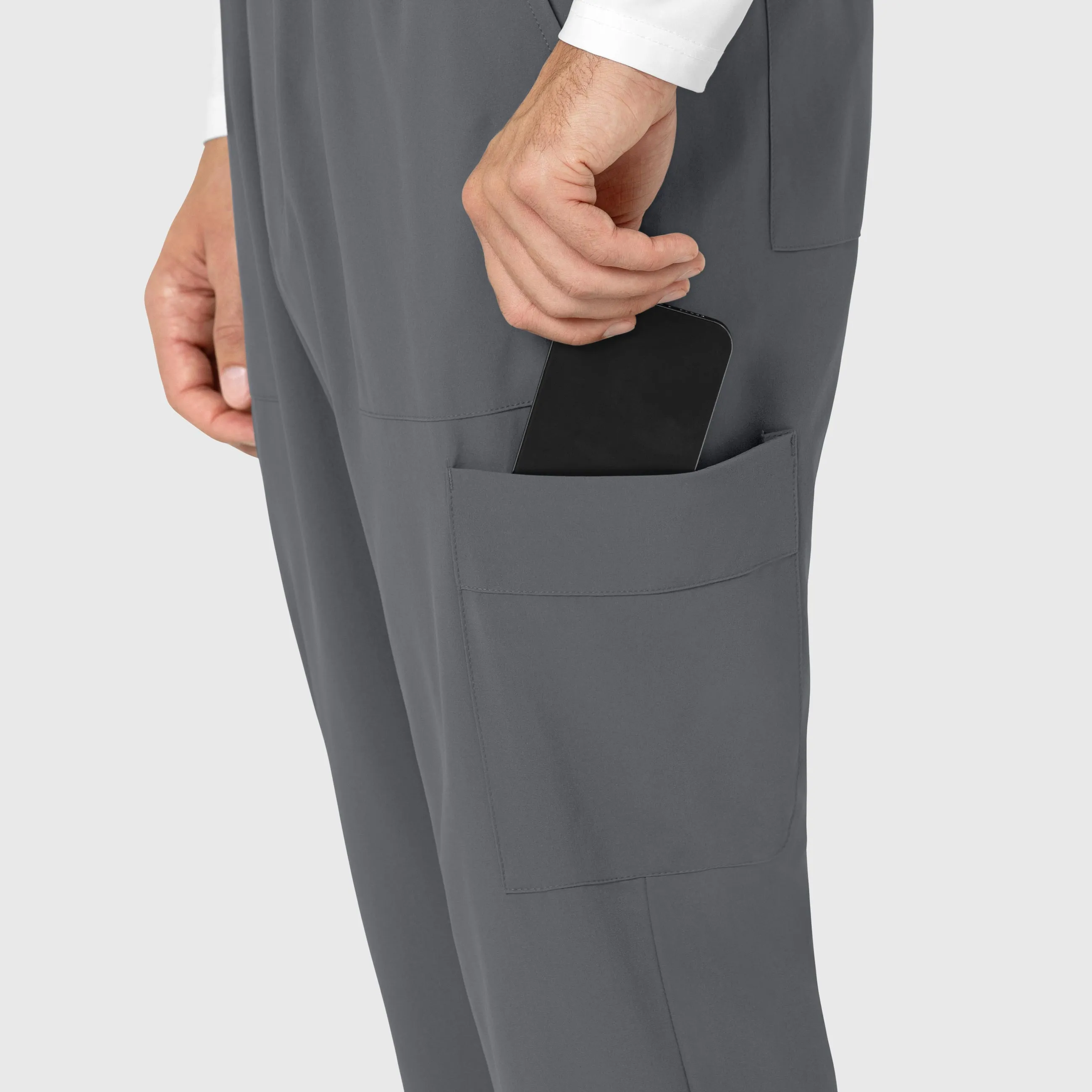 RENEW 5834 Men's Tapered Scrub Pants Pewter
