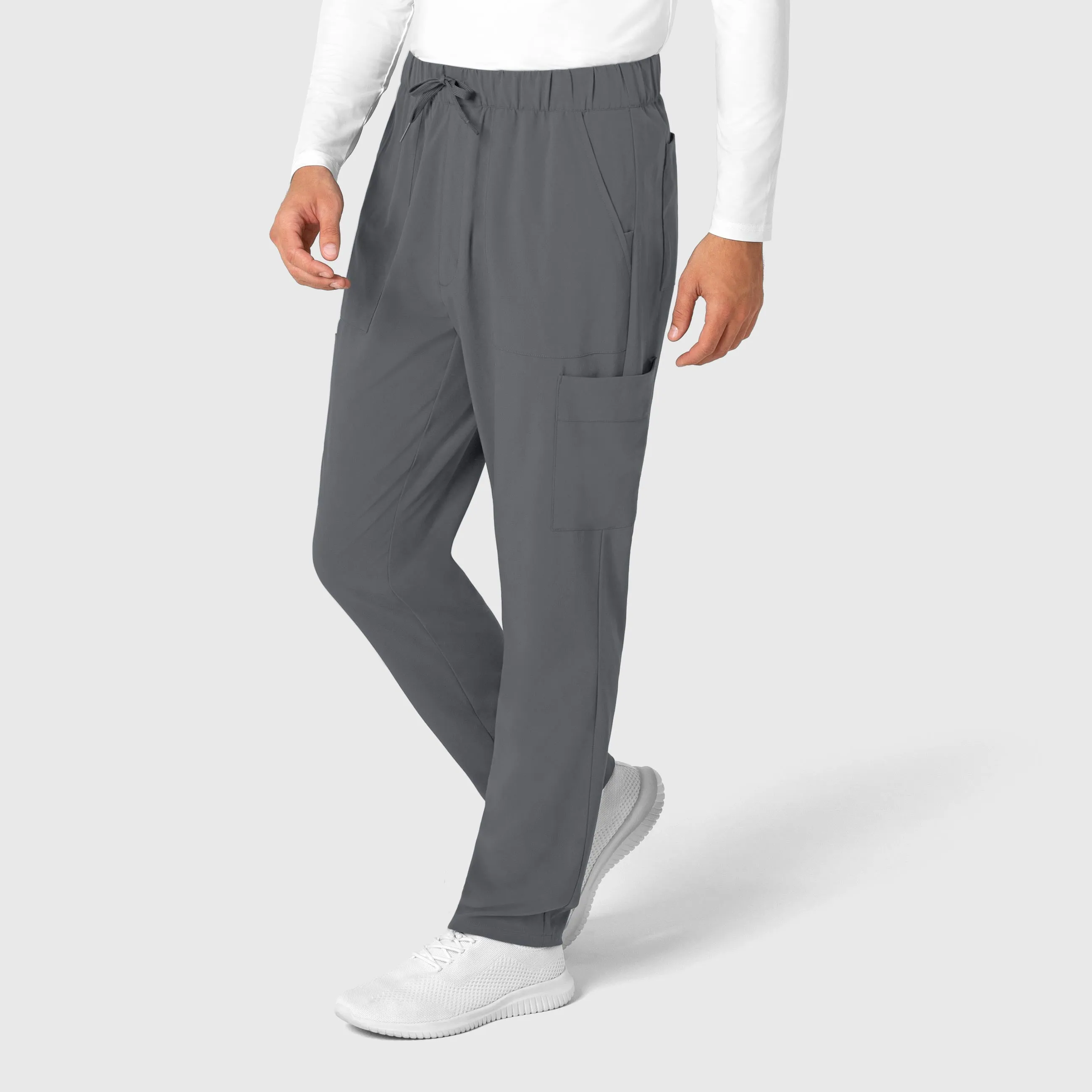RENEW 5834 Men's Tapered Scrub Pants Pewter