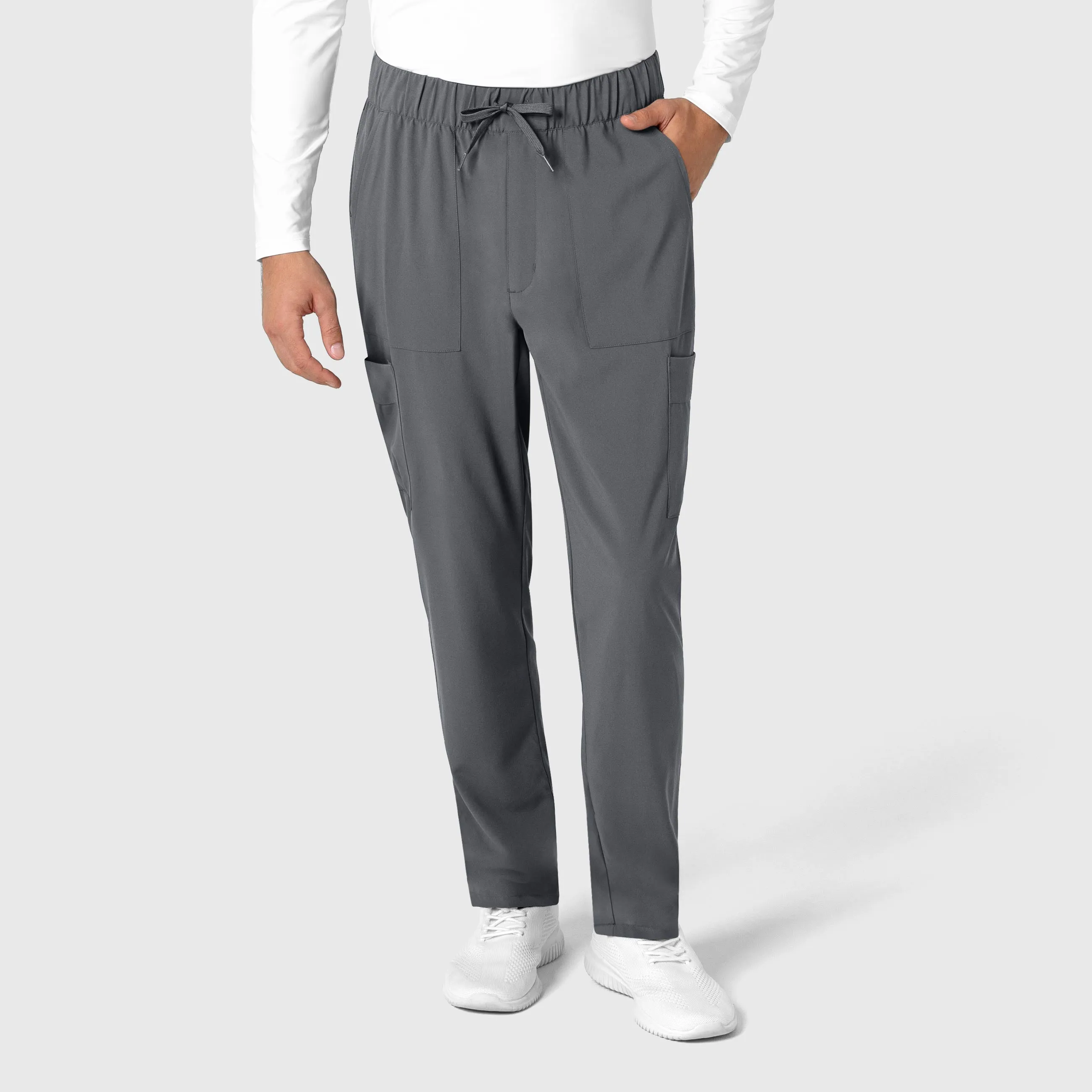 RENEW 5834 Men's Tapered Scrub Pants Pewter