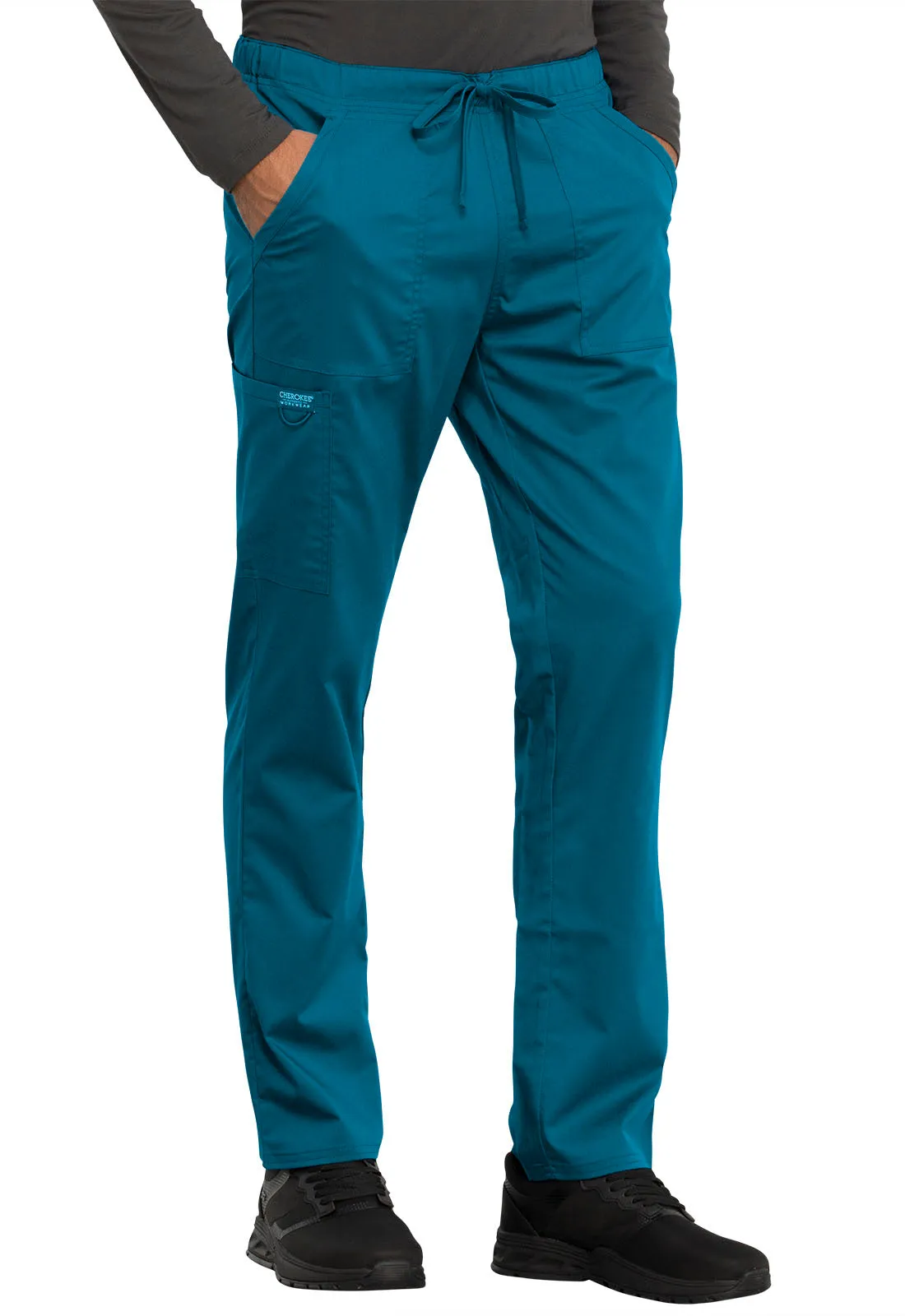 Revolution WW020 Unisex Tapered Leg Drawstring Pants Caribbean Blue