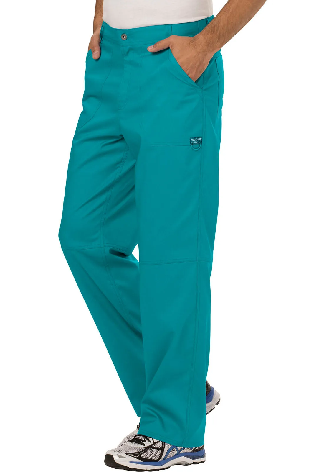 Revolution WW140 Men's Fly Front Pants Teal Blue