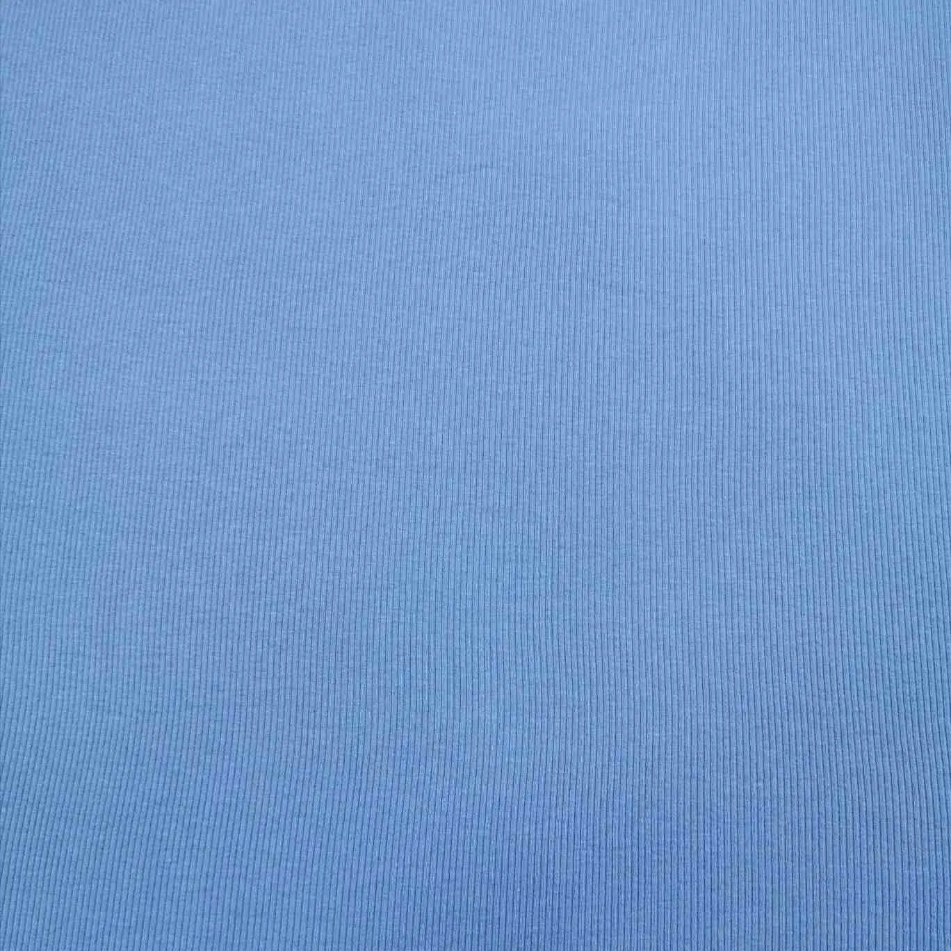 Ribbed Cotton Jersey, Soft Denim