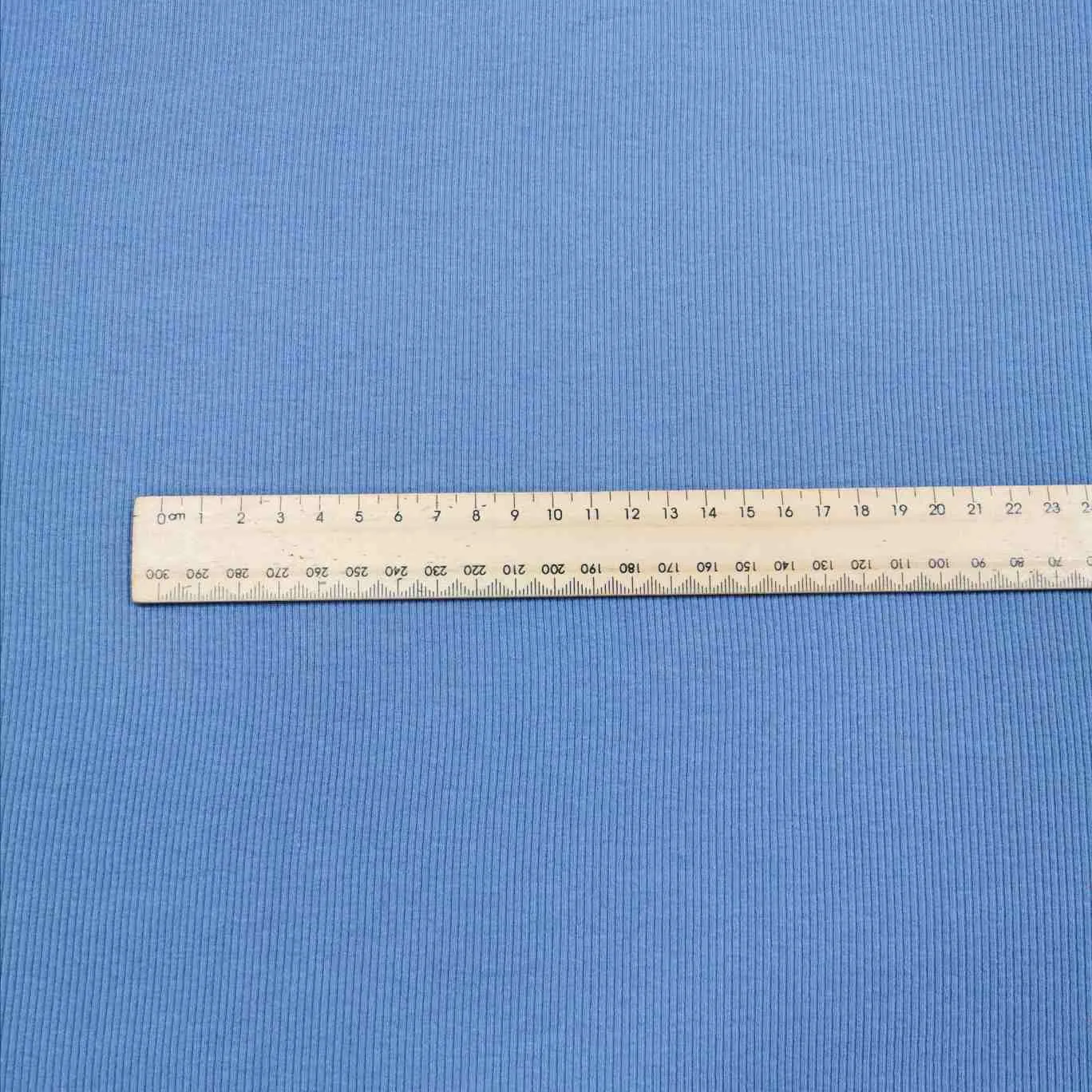 Ribbed Cotton Jersey, Soft Denim