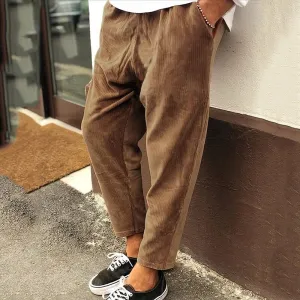 Ribbed Luxe™ | Men's Cropped Pants | Stylish Ribbed Design, Breathable Fabric & Comfortable Fit