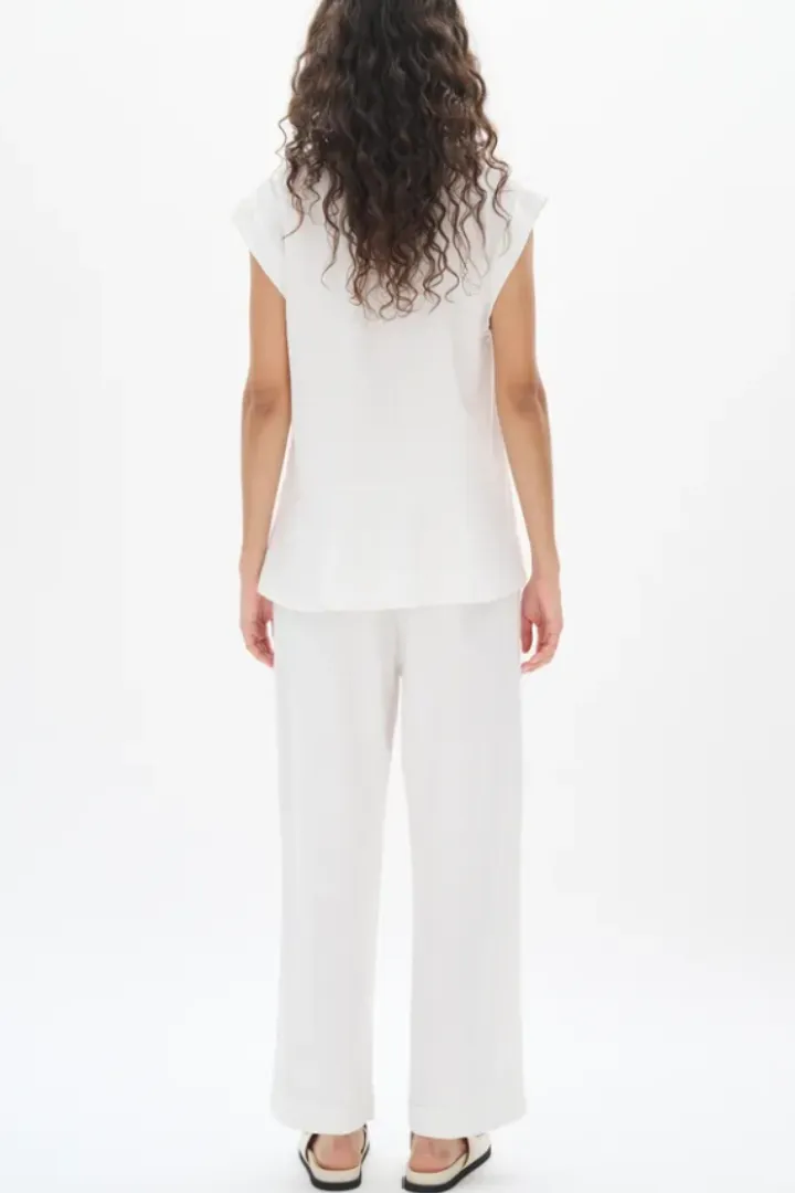 Rimone Linen Cropped Pant