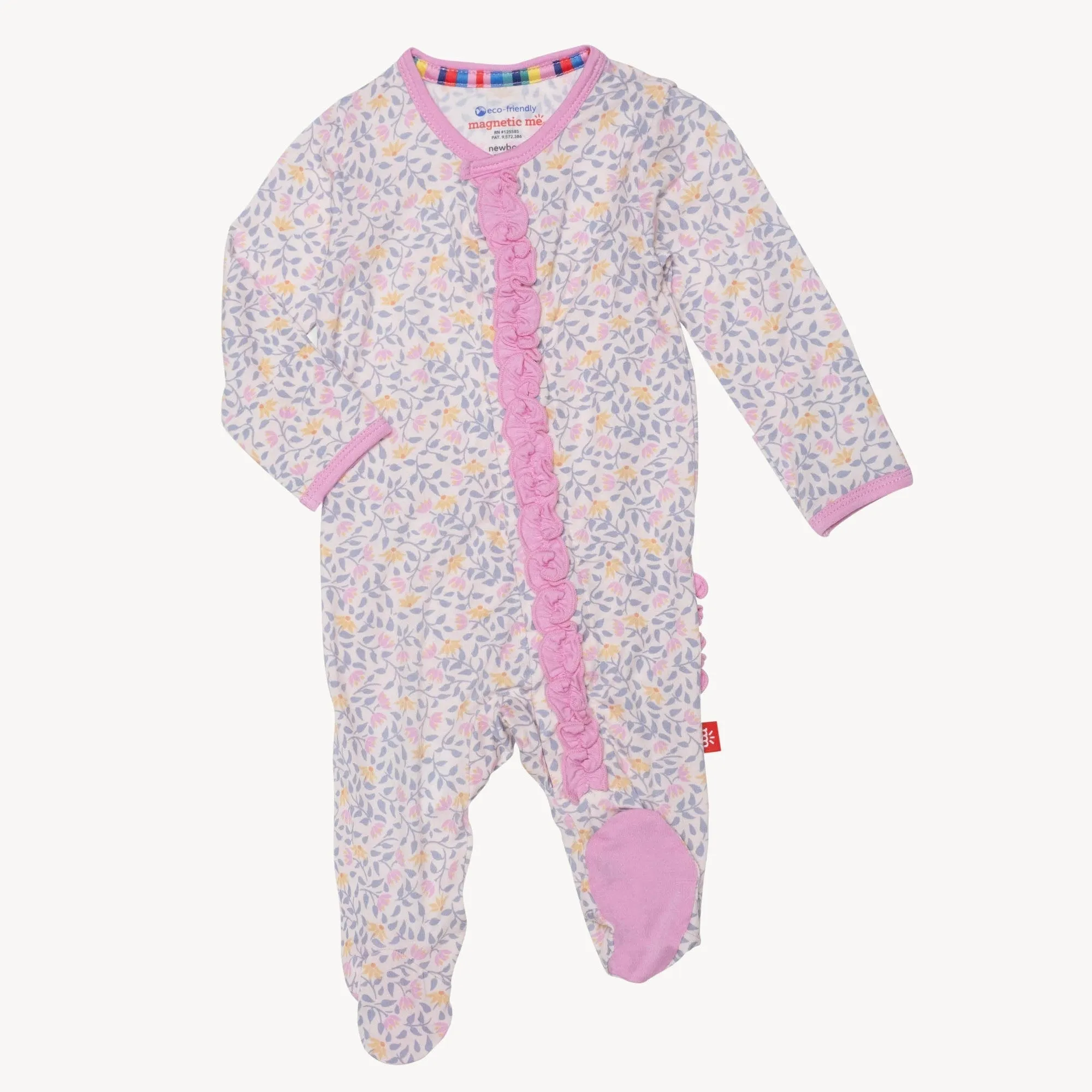 Ruffle Magnetic Footie | Amelia