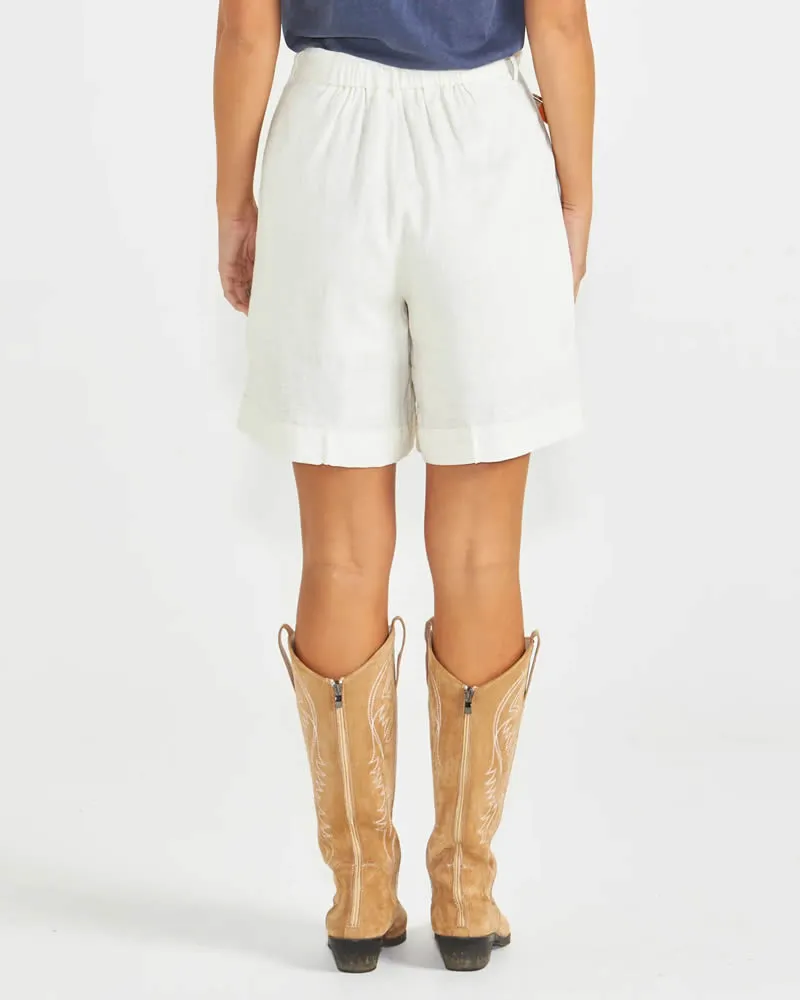 Sass Harley Linen Blend Shorts