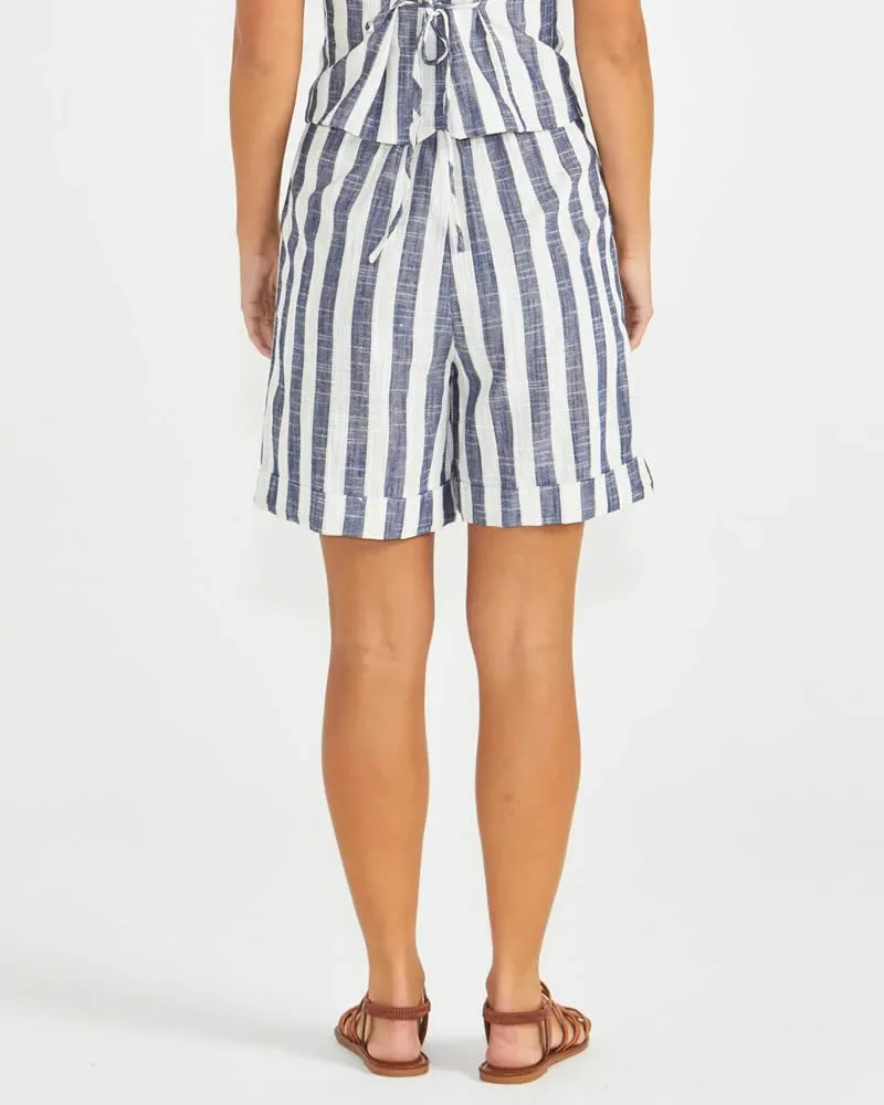 Sass Harley Linen Blend Shorts