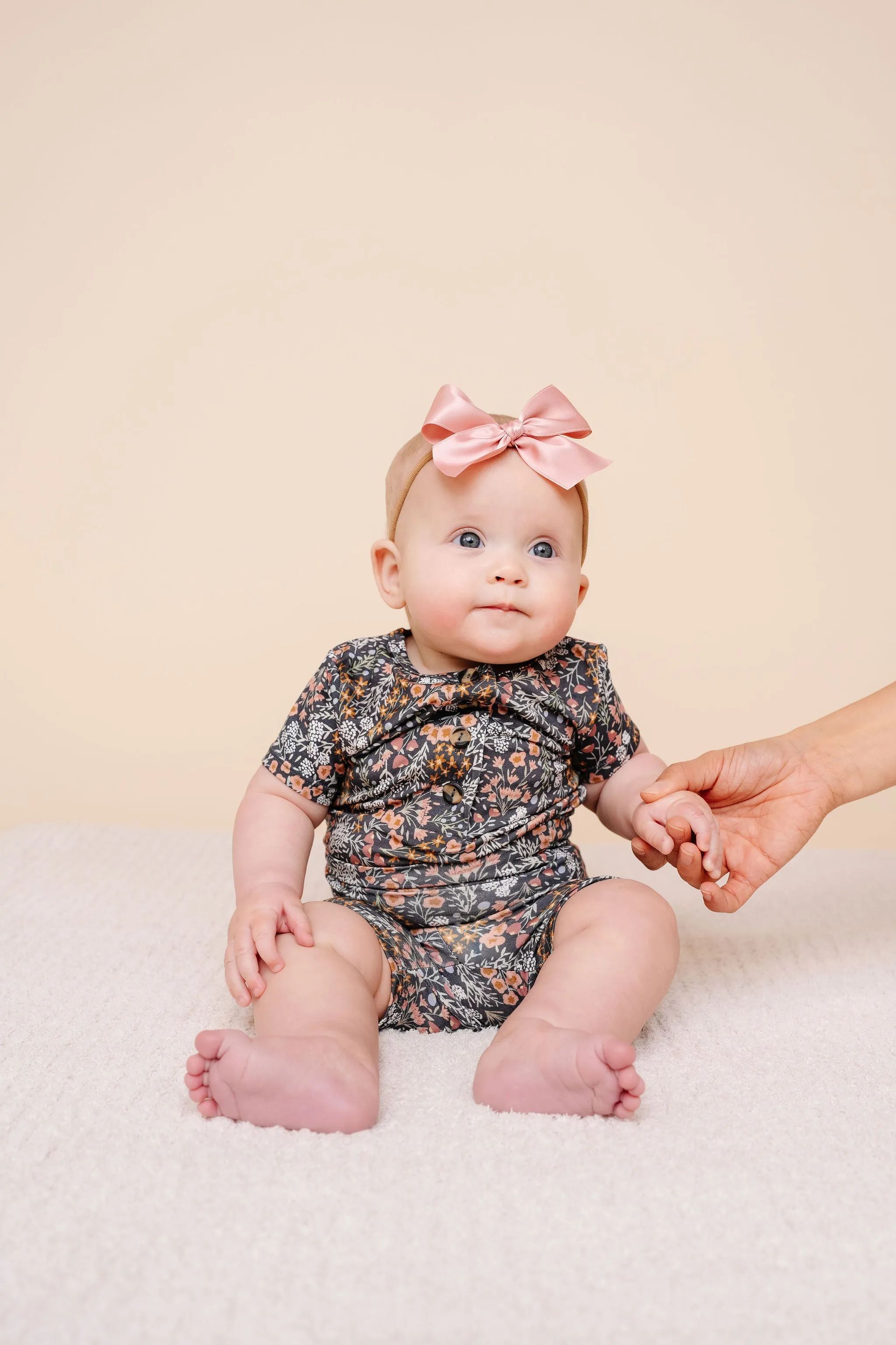 Satin Bow - French Pink Headband