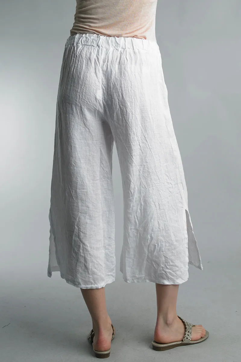 Side Slit Cropped Pant