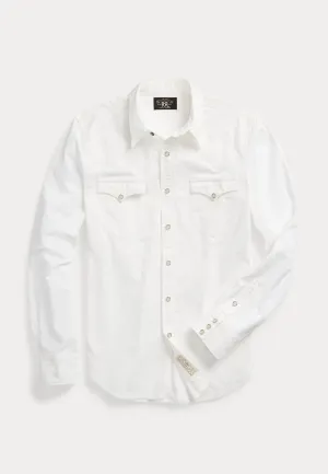 Slim Fit Poplin Western Shirt