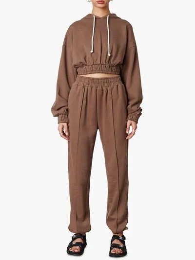 Smocked French Terry Jogger
