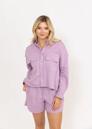 Solid French Terry Tie Short