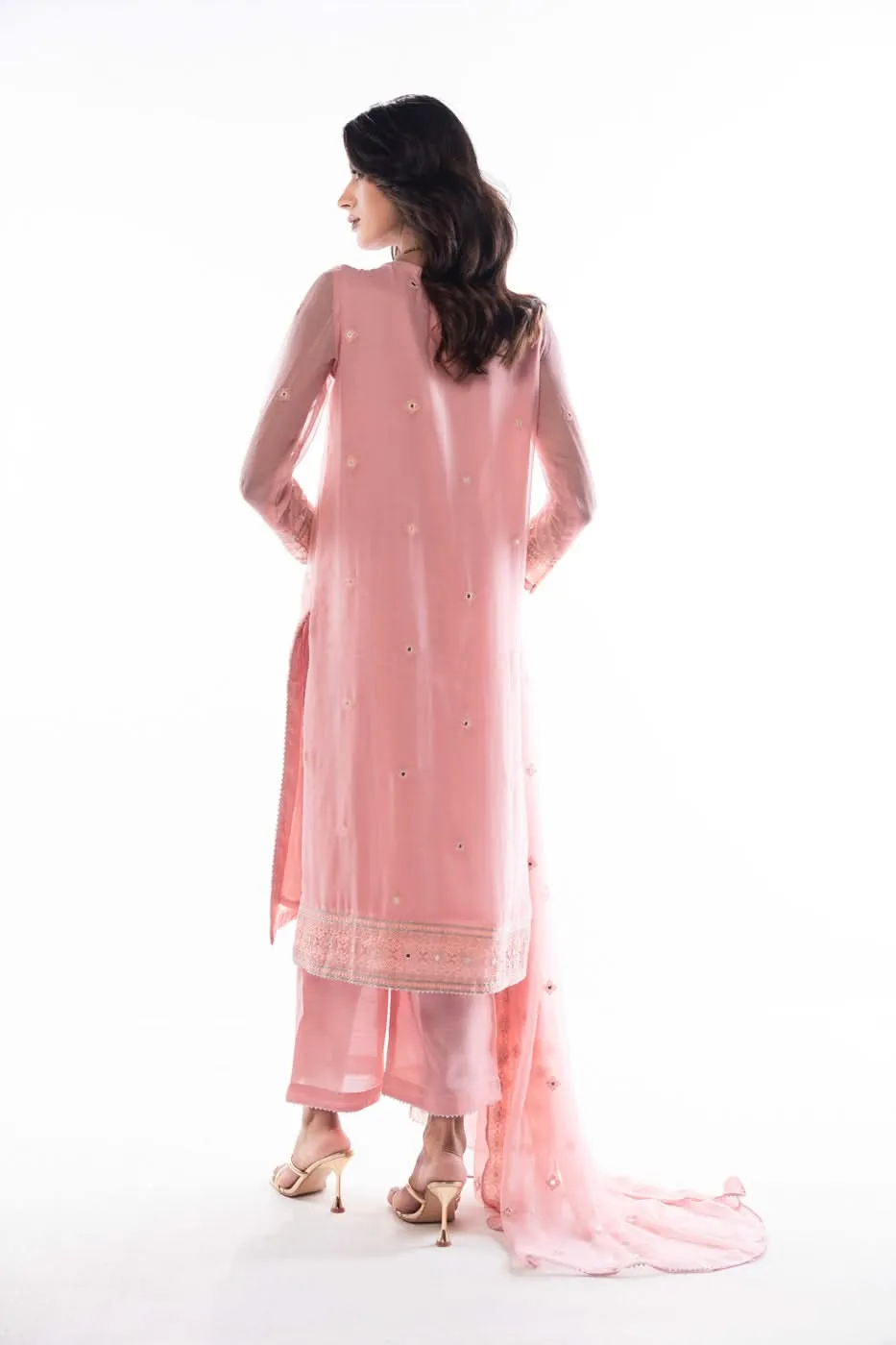 Stitched - 3 Pc Chiffon Outfit