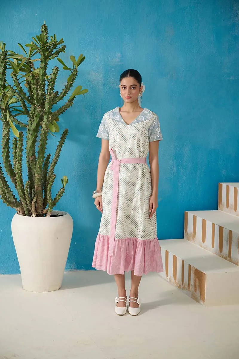 STREEP TIERED DRESS