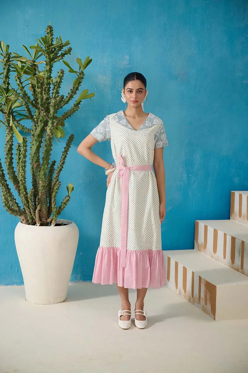 STREEP TIERED DRESS