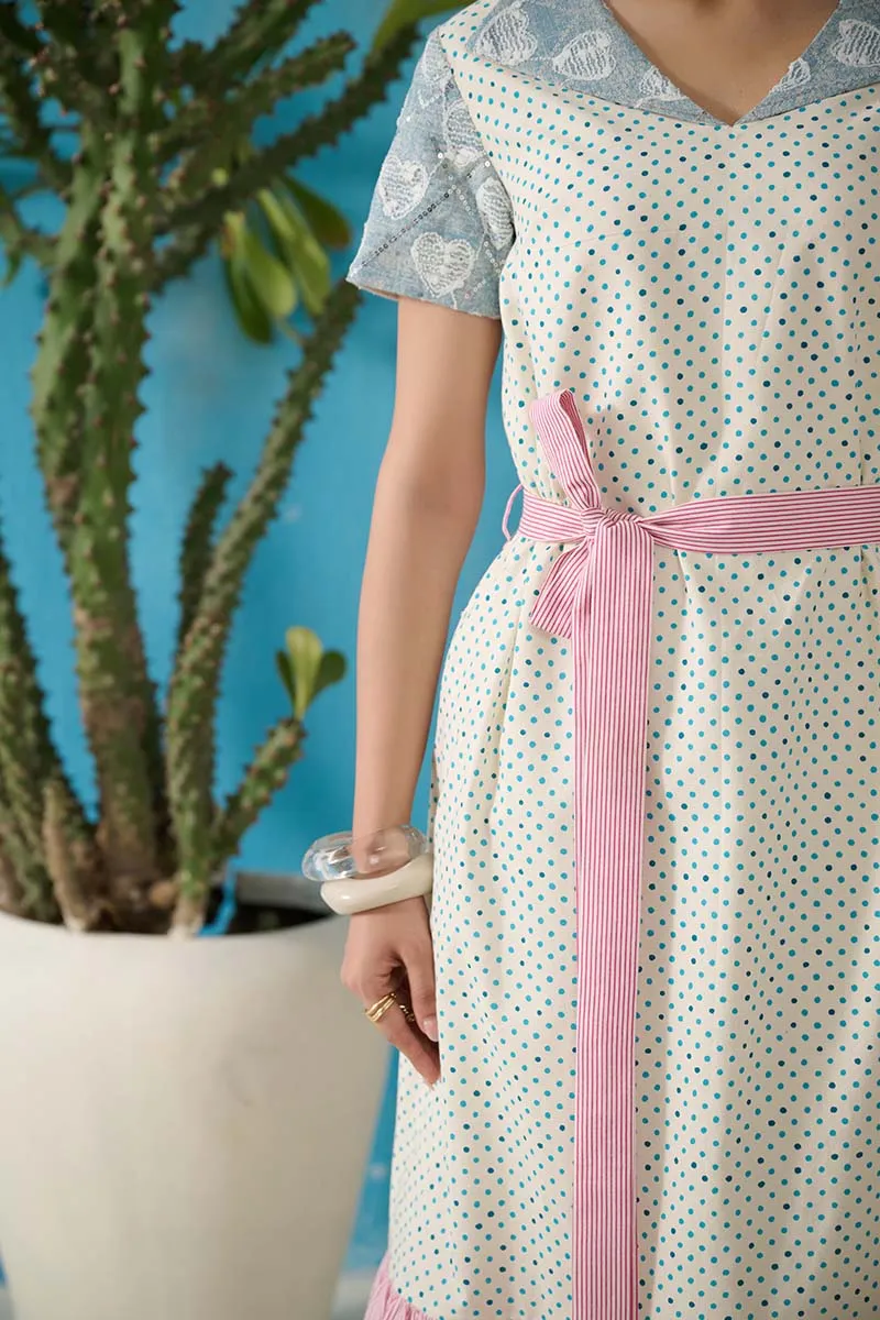 STREEP TIERED DRESS