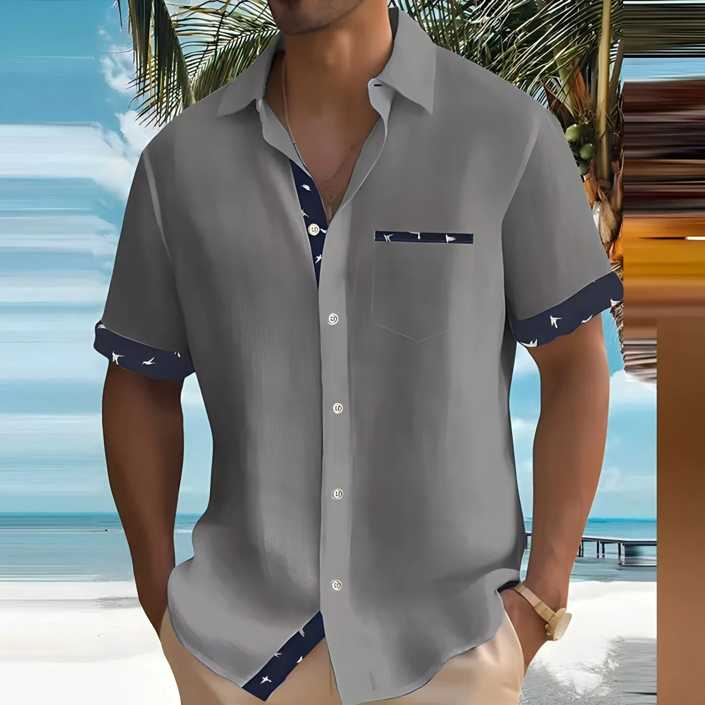 Stylish Men's Shirt for Effortless Versatility and Comfort
