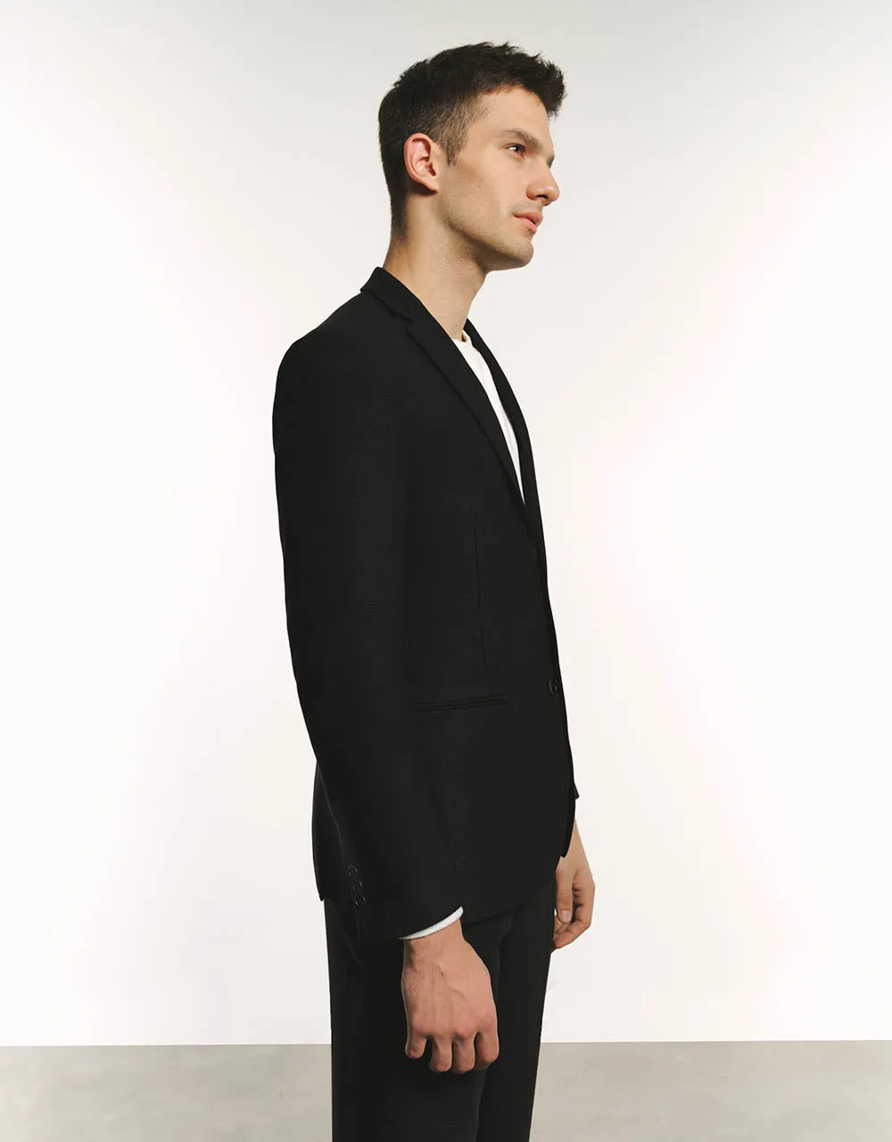 Tailored Notch Lapel Blazer