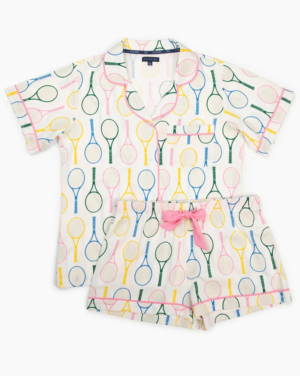 TENNIS TIME PAJAMA SHORT SET