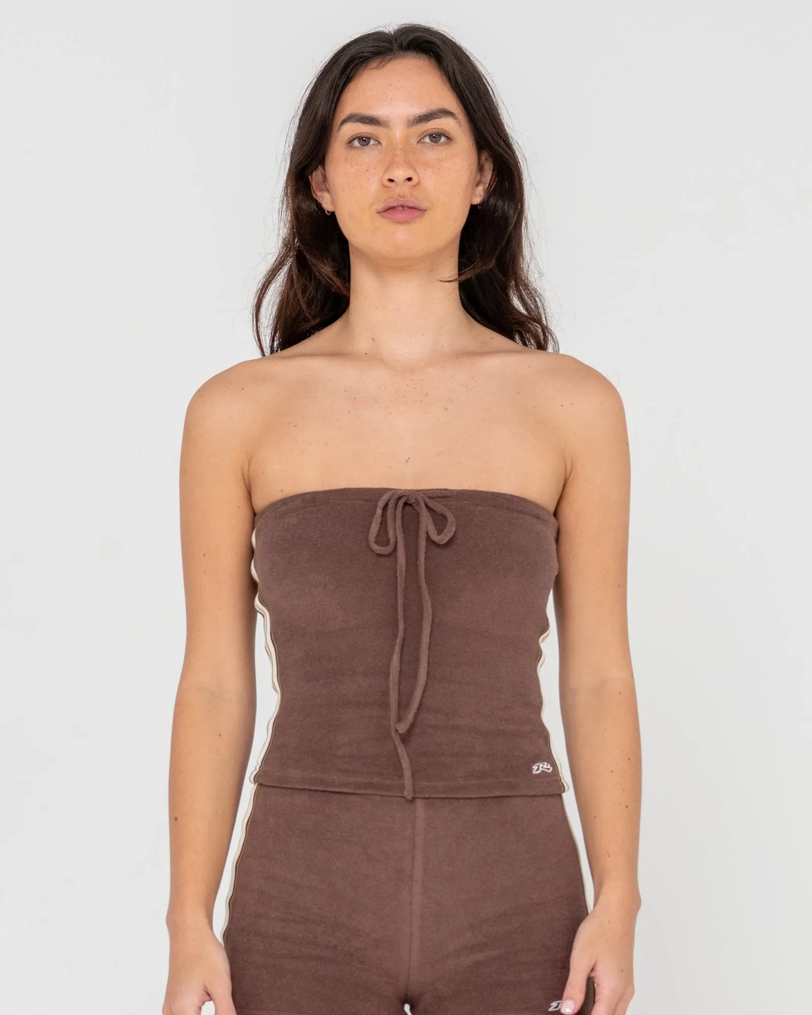 Terry Towelling Boob Tube Top