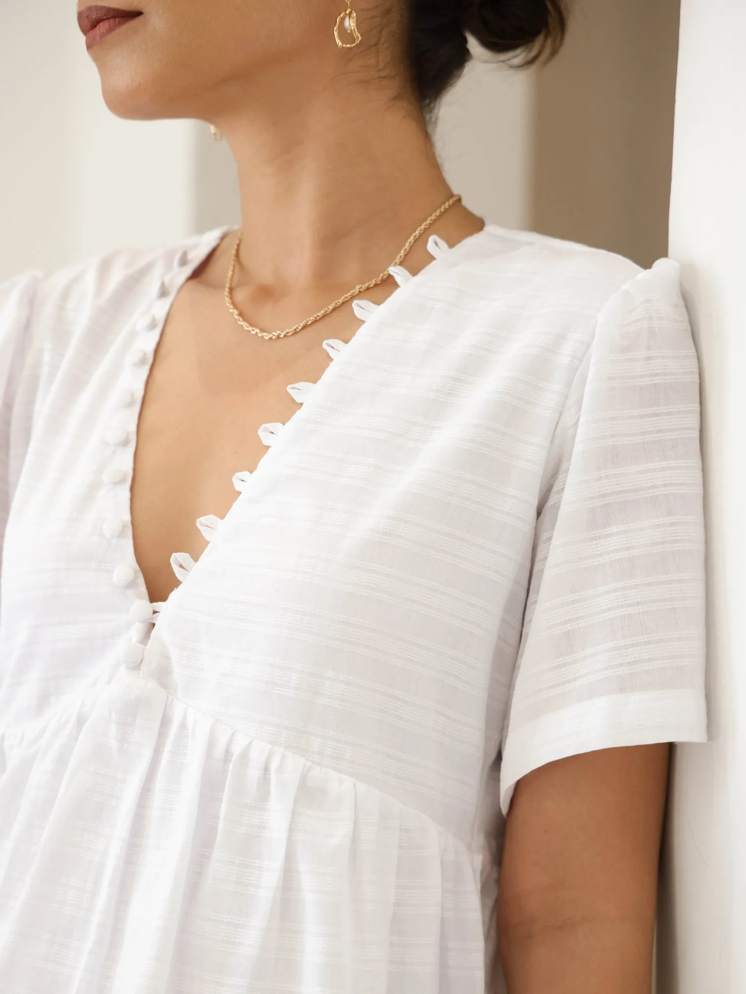 Tiered Mini Dress
