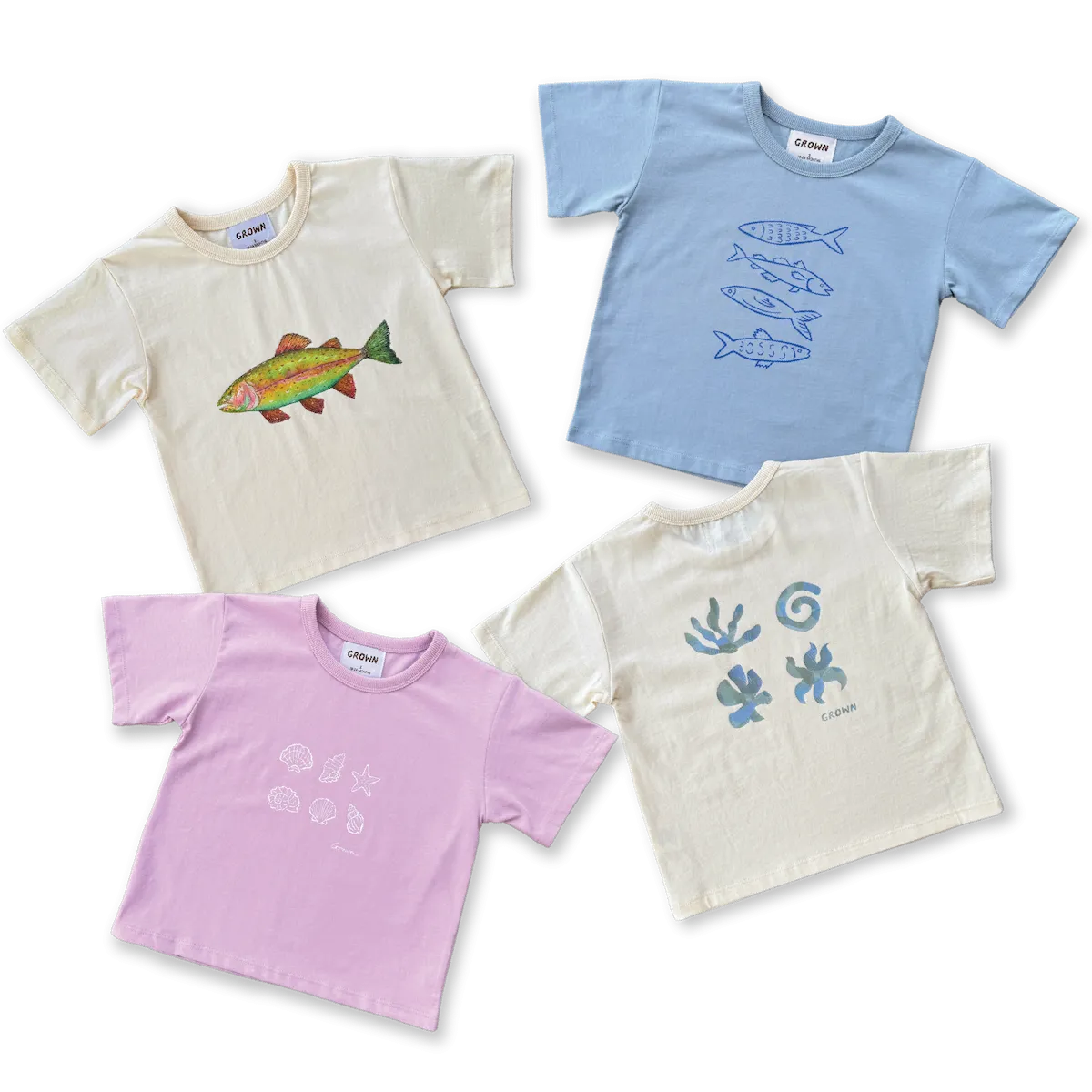 Tiny Tides 4-Pack Tee Bundle