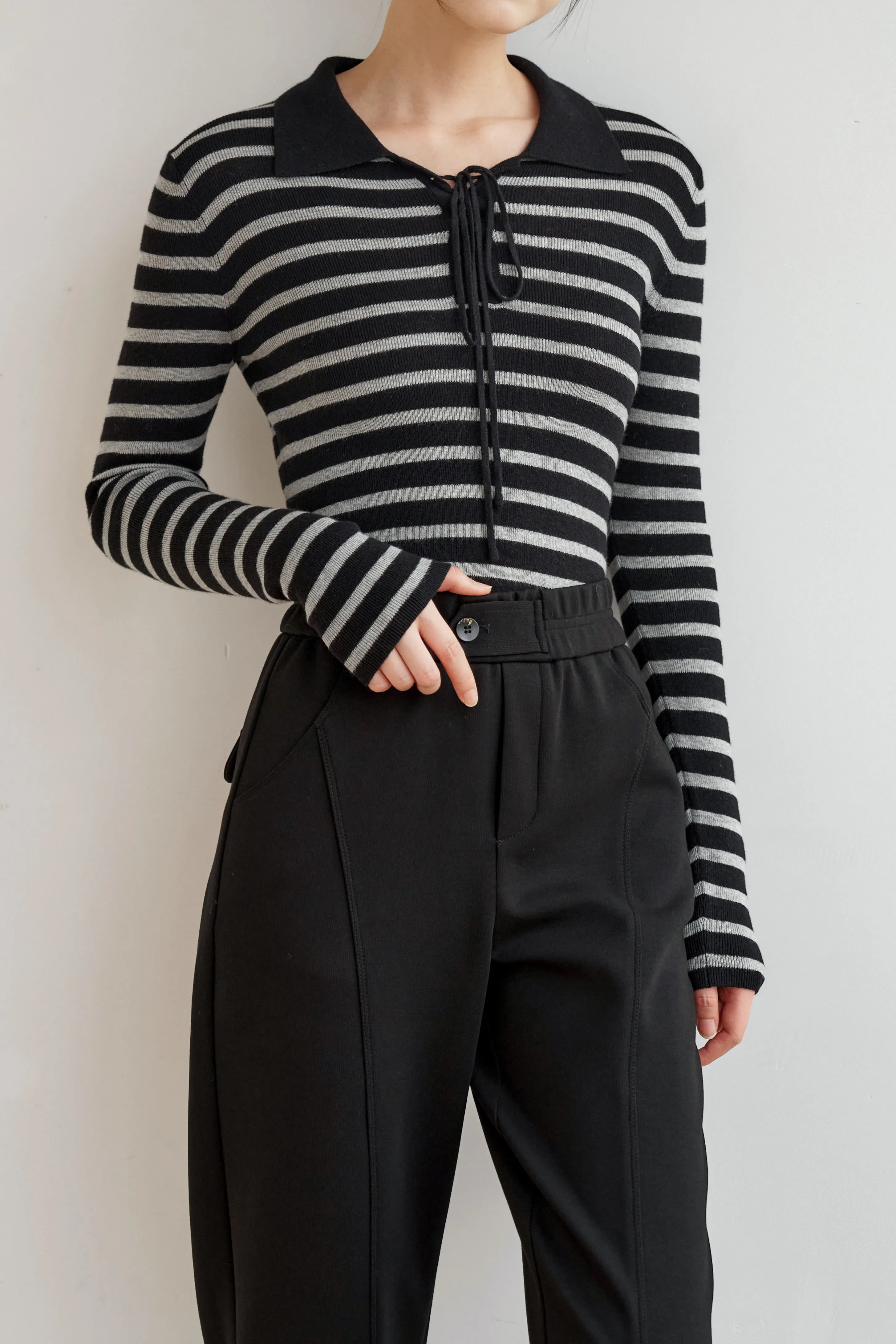 Transit Tapered Pants - Black
