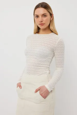 TUESDAY LABEL - Layering Top (Ivory Lace)