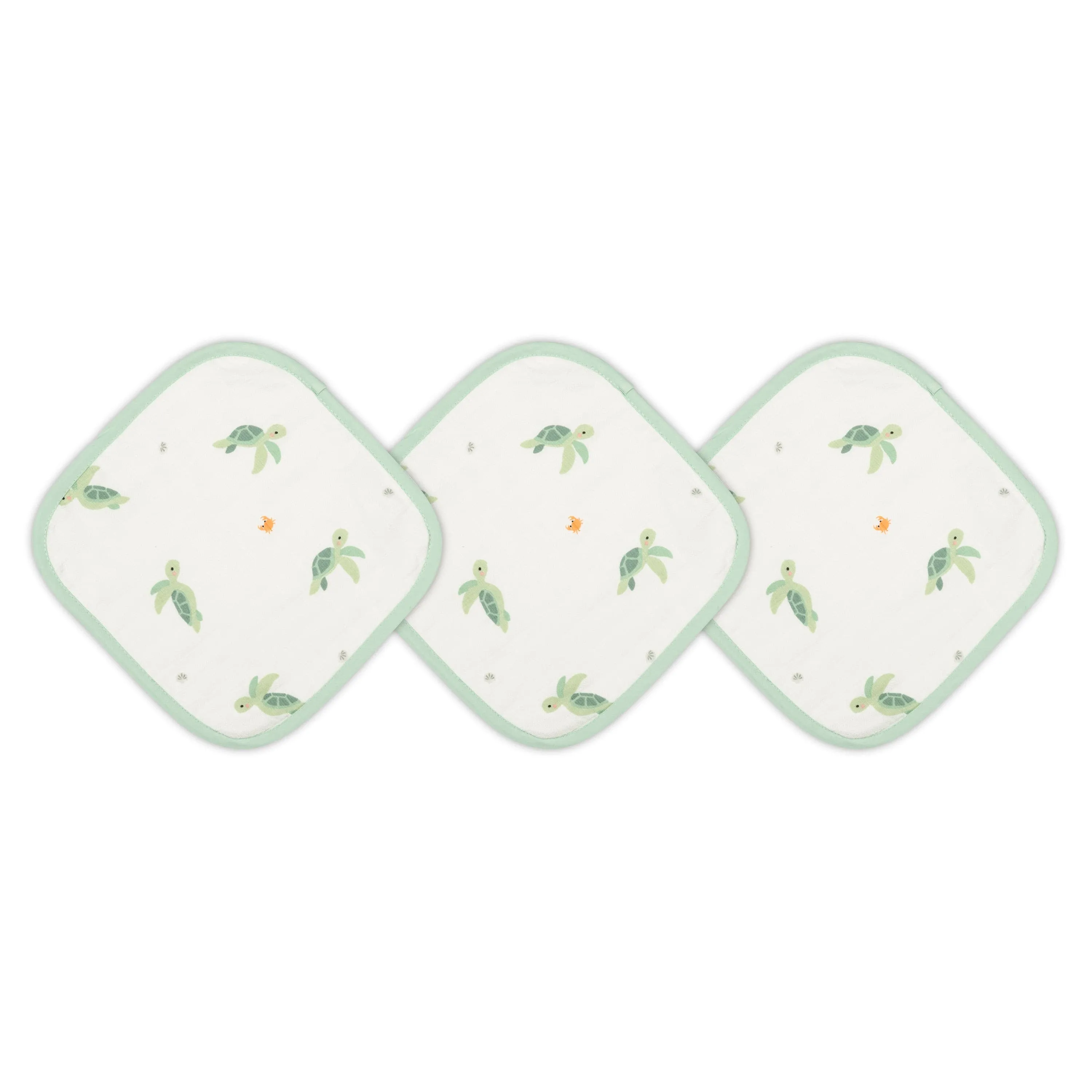 Turtle Washcloth Set