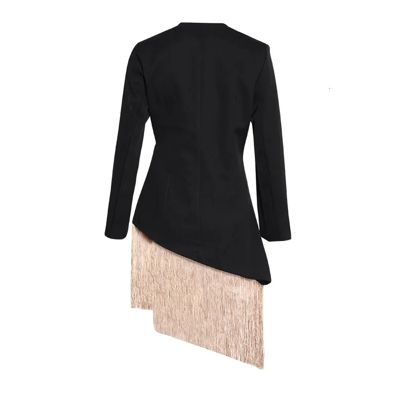 TV-NECK BLAZER JACKET "MIRRORS"