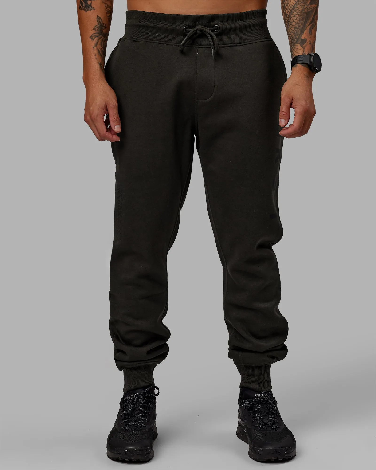 Unisex Structure Track Pants - Pirate Black-Black