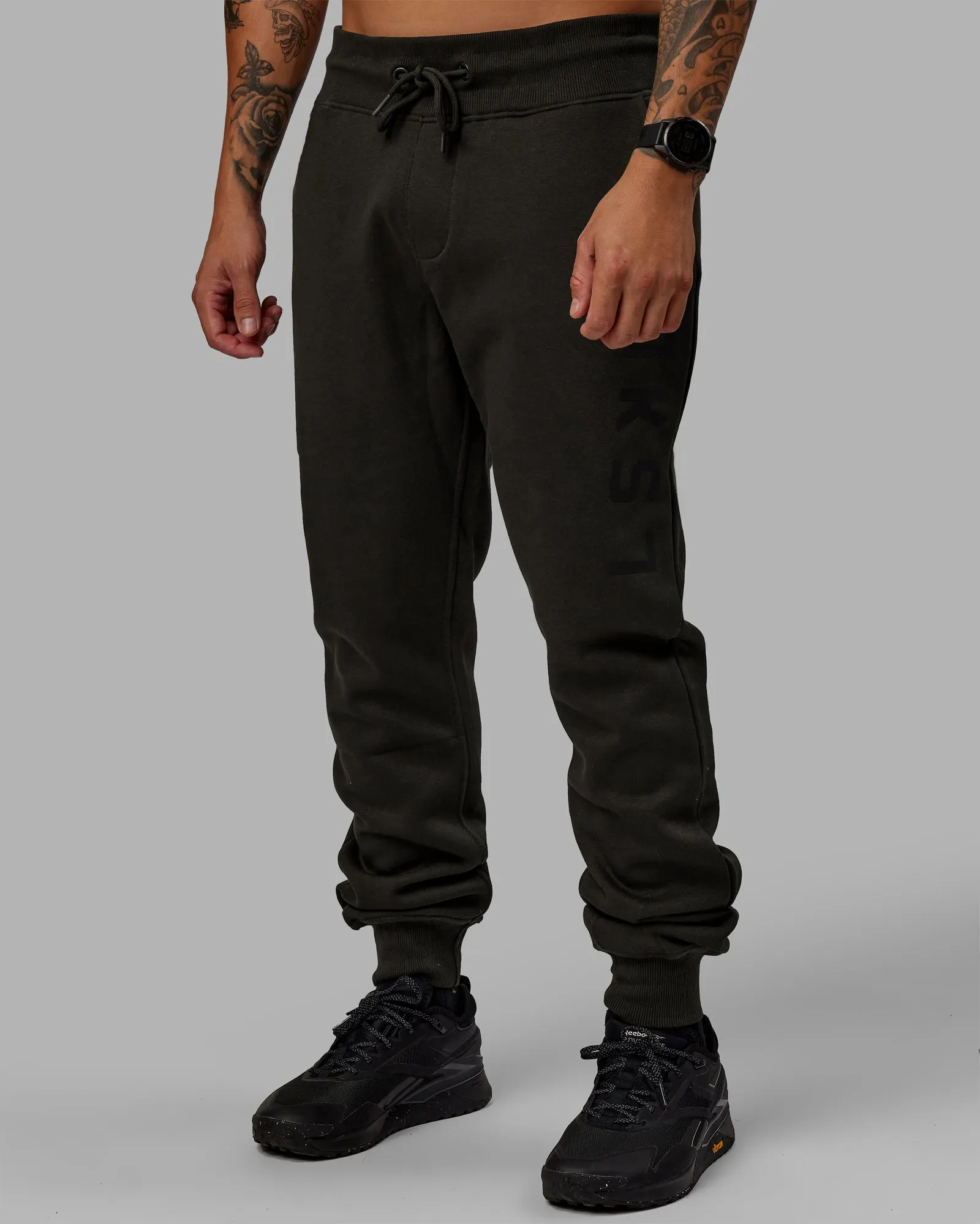 Unisex Structure Track Pants - Pirate Black-Black