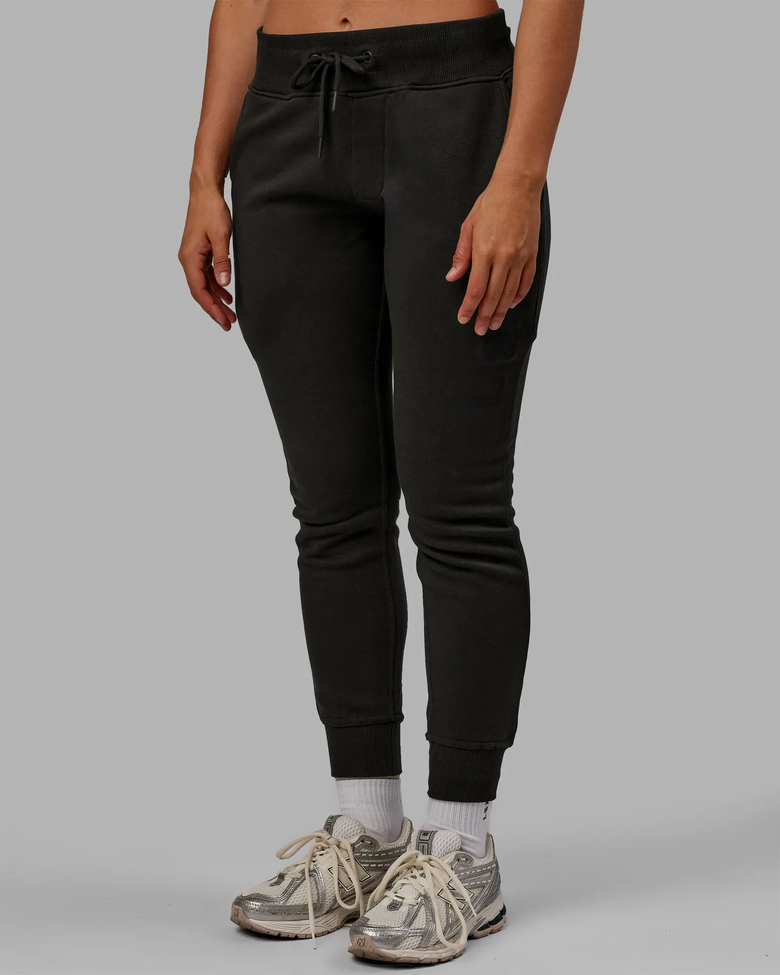 Unisex Structure Track Pants - Pirate Black-Black