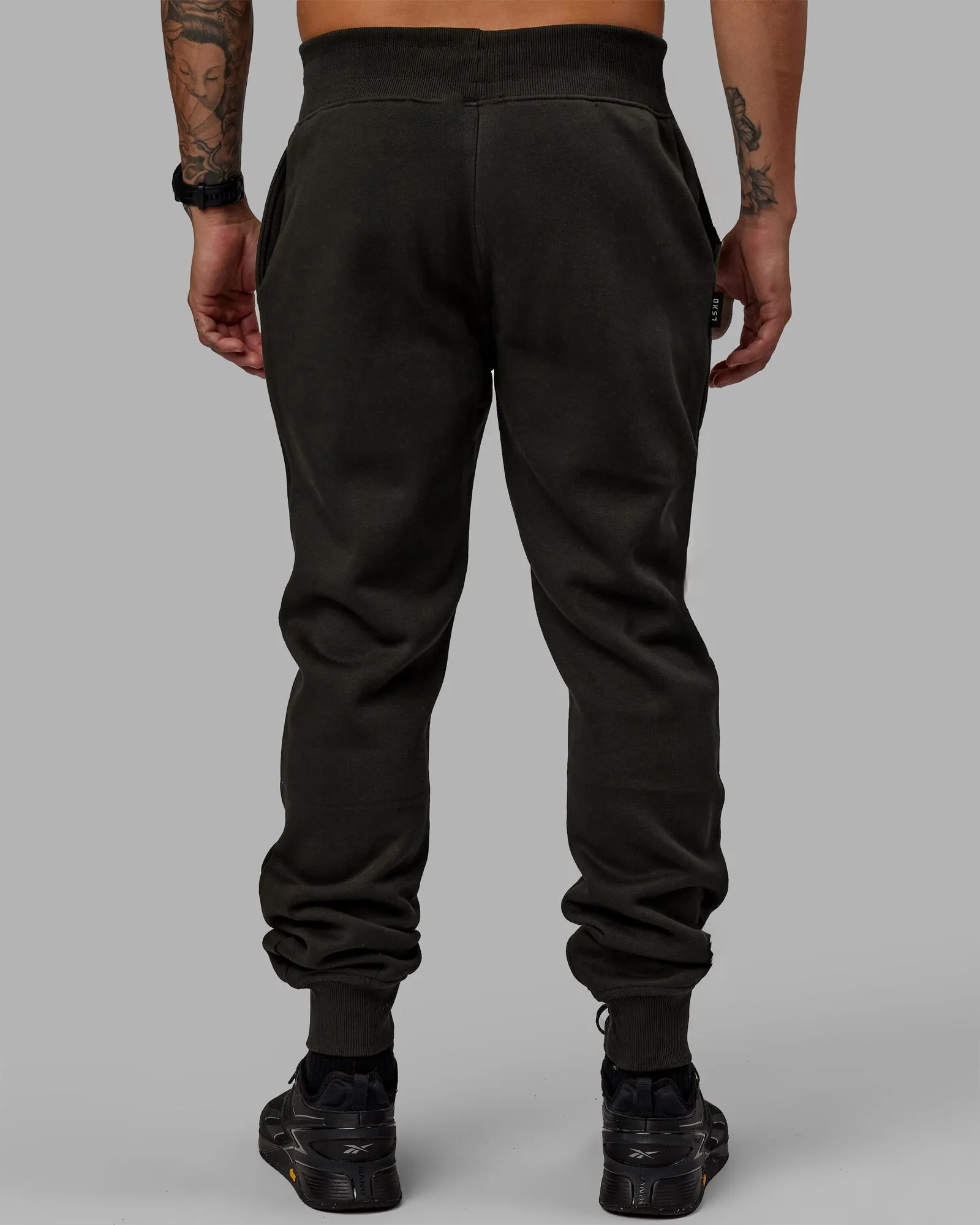 Unisex Structure Track Pants - Pirate Black-Black