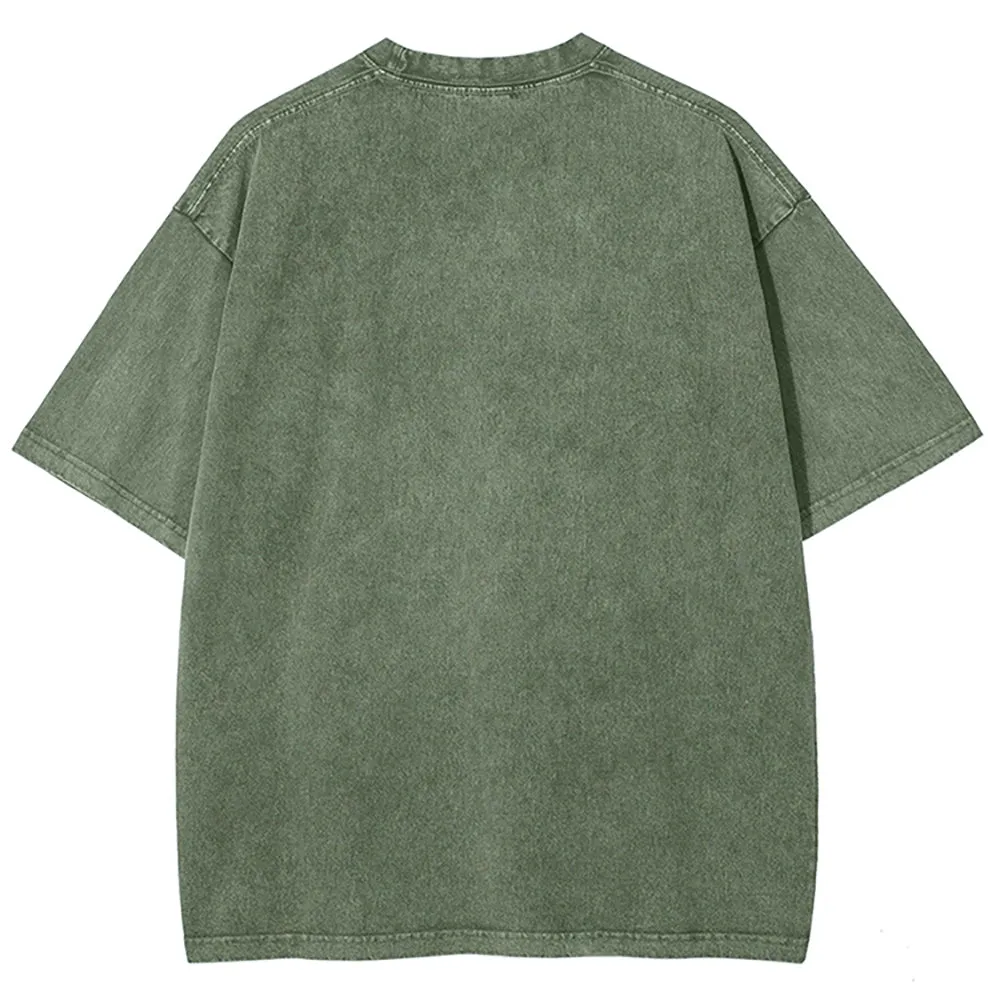Unisex Vintage Pinches Get Stitches St. Patrick's Day Graphic Washed Tee