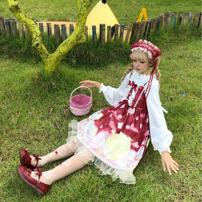 Universe Observer Gradient Sling Jsk Dress   Lolita Long Sleeves UB6315