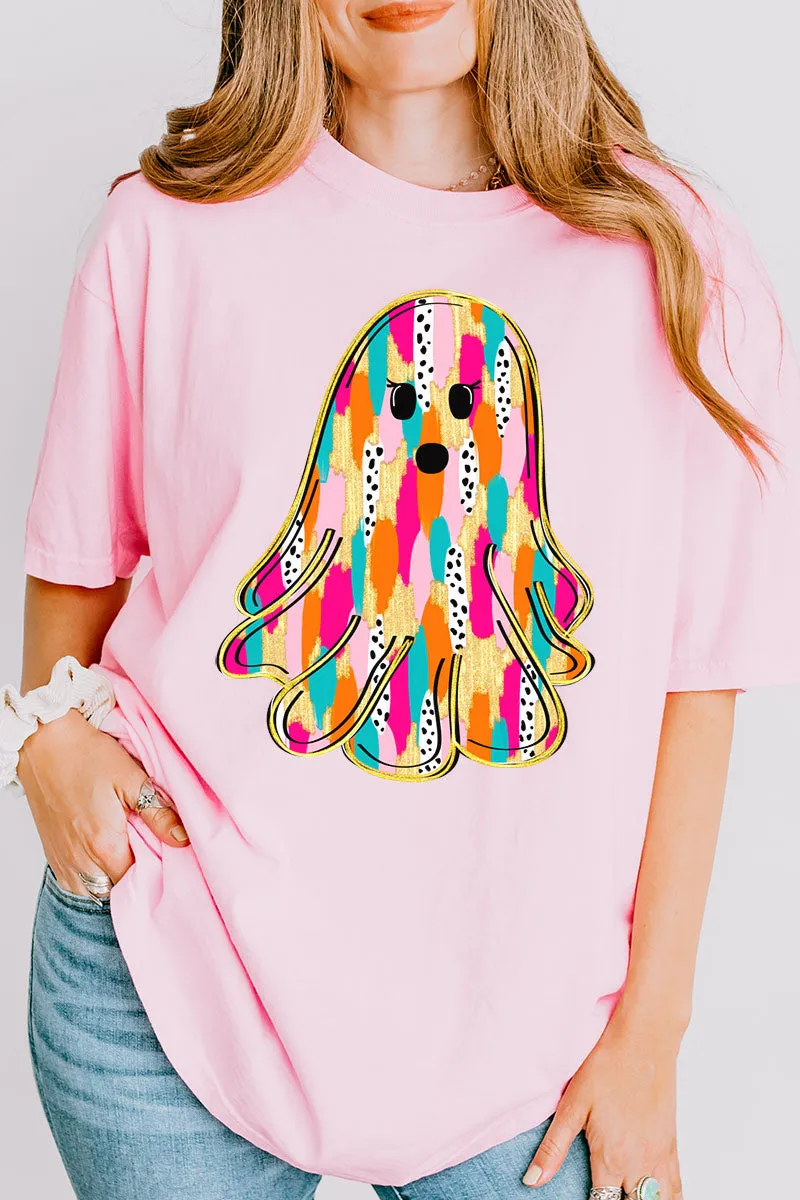 Watercolor Ghost Comfort Colors Adult Ring-Spun Cotton Tee