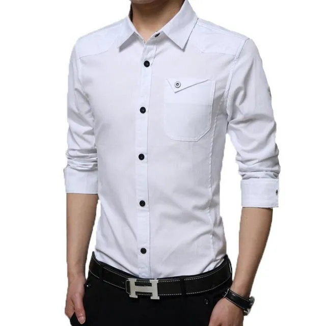 West Louis™ High Quality Summer Dress Shirt