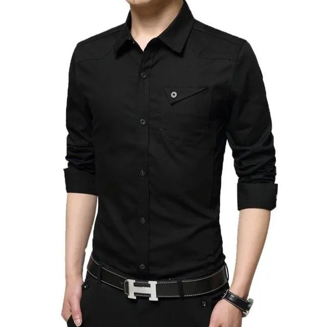 West Louis™ High Quality Summer Dress Shirt