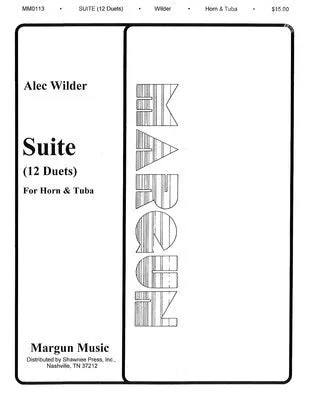 WILDER - SUITE 12 DUETS FOR HORN/TUBA (POD)